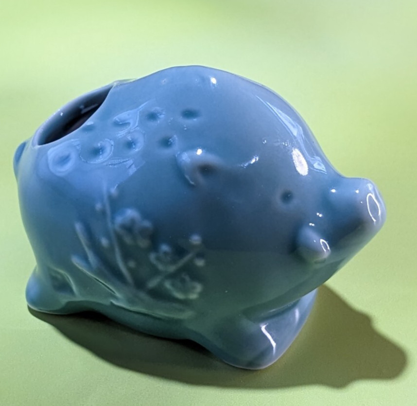 Zodiac Ceramic Toothpick Holder Good Luck WILD PIG Boar INOSHISHI 3