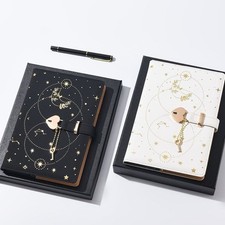 A5 Diary Book Notebook With Key Lock Journal Lockable Stationery Travel Journal◈