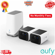 Eufy Security S220 SoloCam  2 Cam Kit with HomeBase S380 Bundle! NEW! UK STOCK!