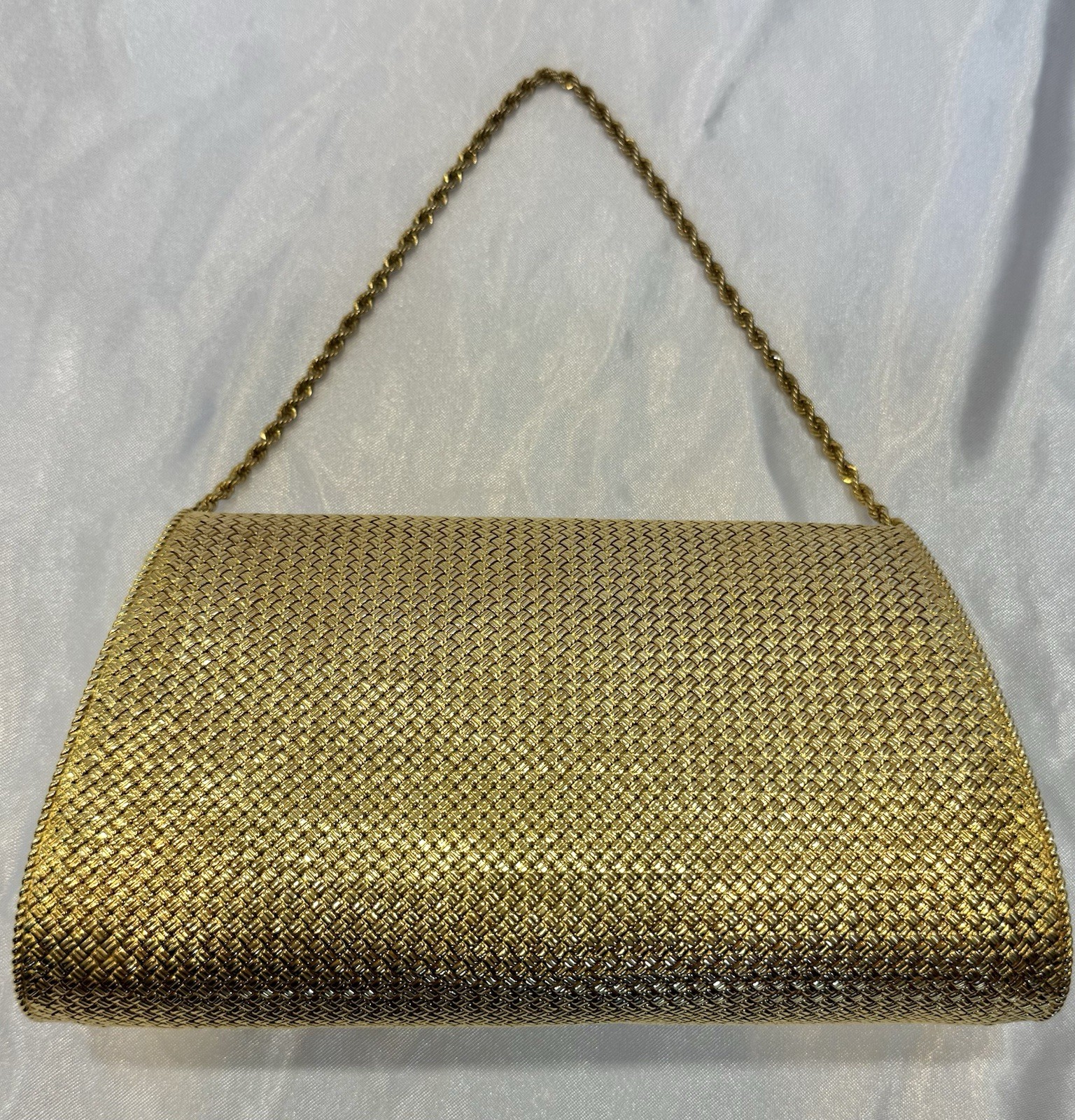 MAGNIFICENT VAN CLEEF AND ARPELS 18K GOLD PLATINUM DIAMOND PURSE image 7