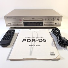 Pioneer PDR-D5 CD Recorder Deck Remote Manual Tested Working Used