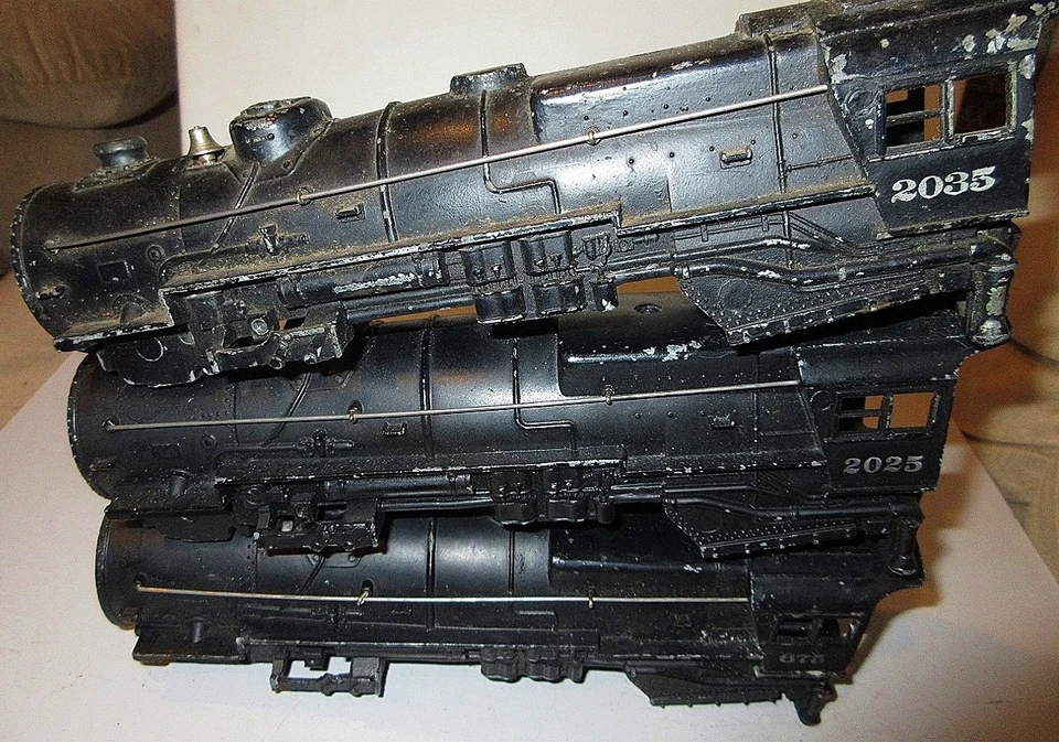 LIONEL #675/ #2025/#2035 POSTWAR STEAMER BOILERS,3 TOTAL USED - Image 2 of 4