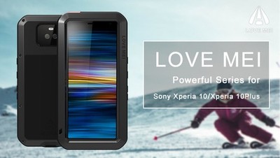 LOVE MEI Metall Schutz Stoßfest Case Cover für Sony Xperia 10 / 10 Plus