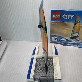 LEGO CITY 60149 Gel&auml;ndewagen Katamaran gebraucht With Manuals.