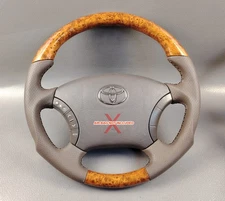GX470 LX470 Toyota Land Cruiser 100 4RUNNER BEIGE MULTIMEDIA STEERING WHEEL