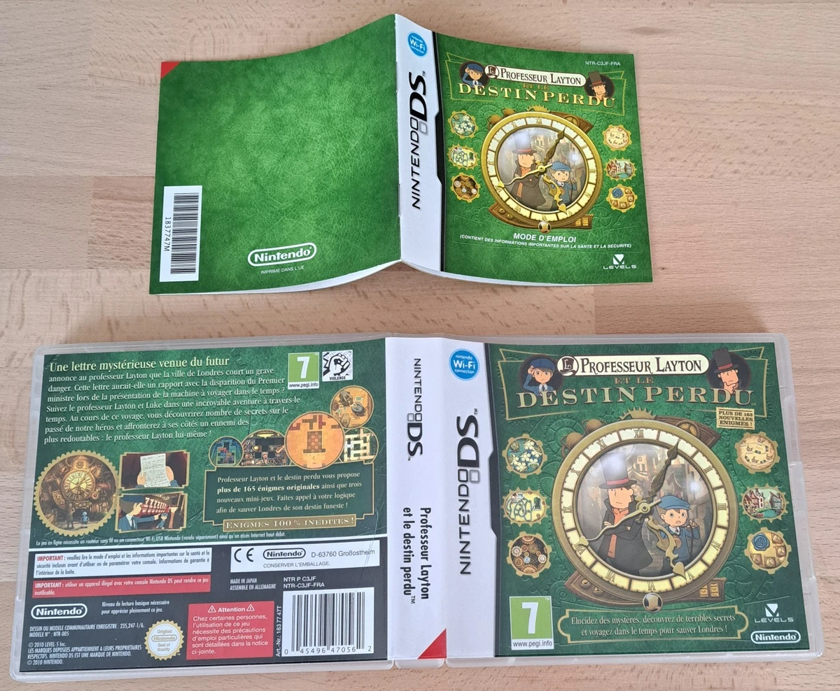 Jeu DS Professeur Layton Et La Boîte De Pandore - Version Française Comme Neuf - Carte VIP Incluse