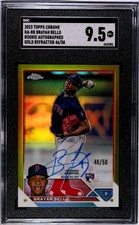 2023 Topps Chrome Brayan Bello #RA-BB RK. Autograph Gold Refractor SGC 9.5