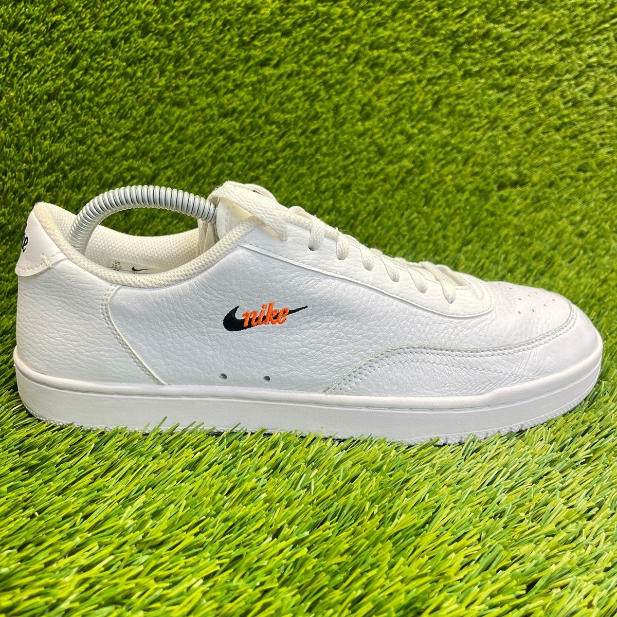 nike court vintage premium leather trainers