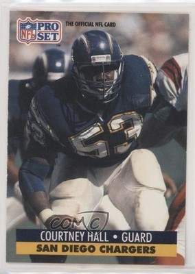 1991 Pro Set Courtney Hall #284 0w8