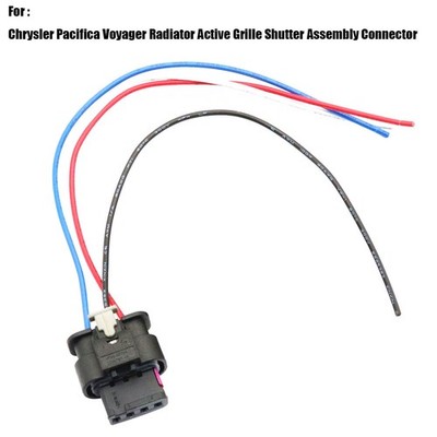 Fit Chrysler Pacifica Voyager Radiator Active Grille Shutter Assembly Connector