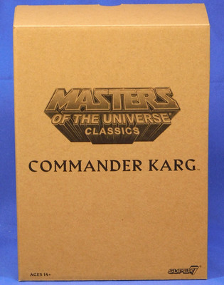 MASTERS OF THE UNIVERSE COMMANDER KARG CLASSICS FIGURE 1987 MOVIE SUPER 7