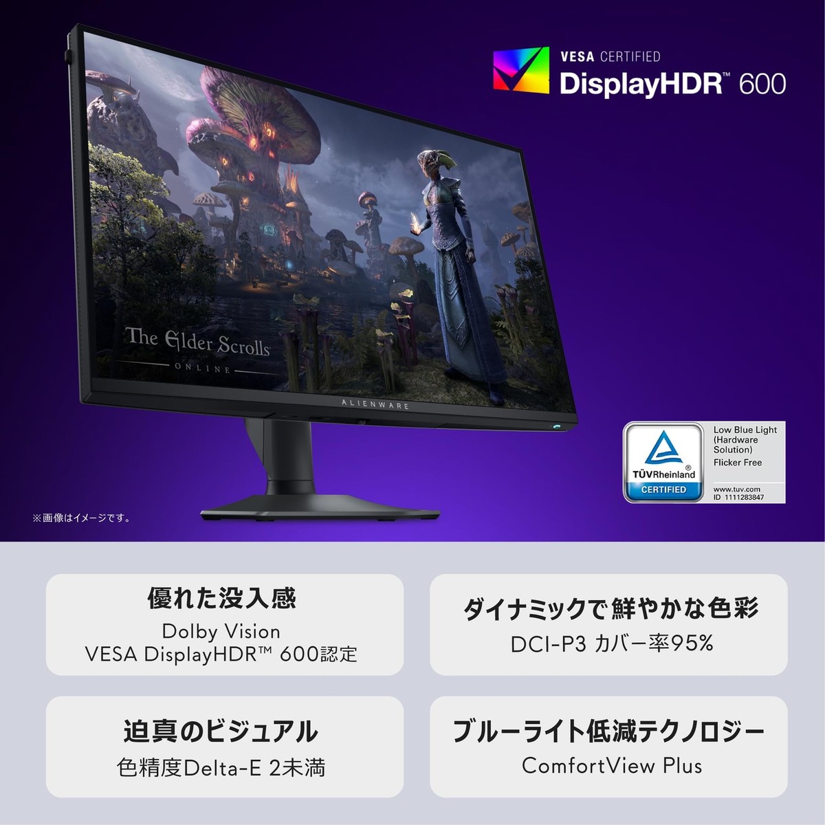 Dell AW2725QF-A 27-Inch 4K/FHD Dual Resolution Alienware