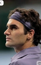 Nike Roger Federer RF 2008 US Open Bandana Tennis Head Tie Hat ON Vapor Headband