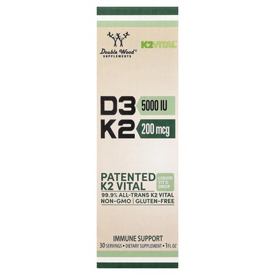 Vitamin D3 + K2 Liquid Drops, 1 fl oz