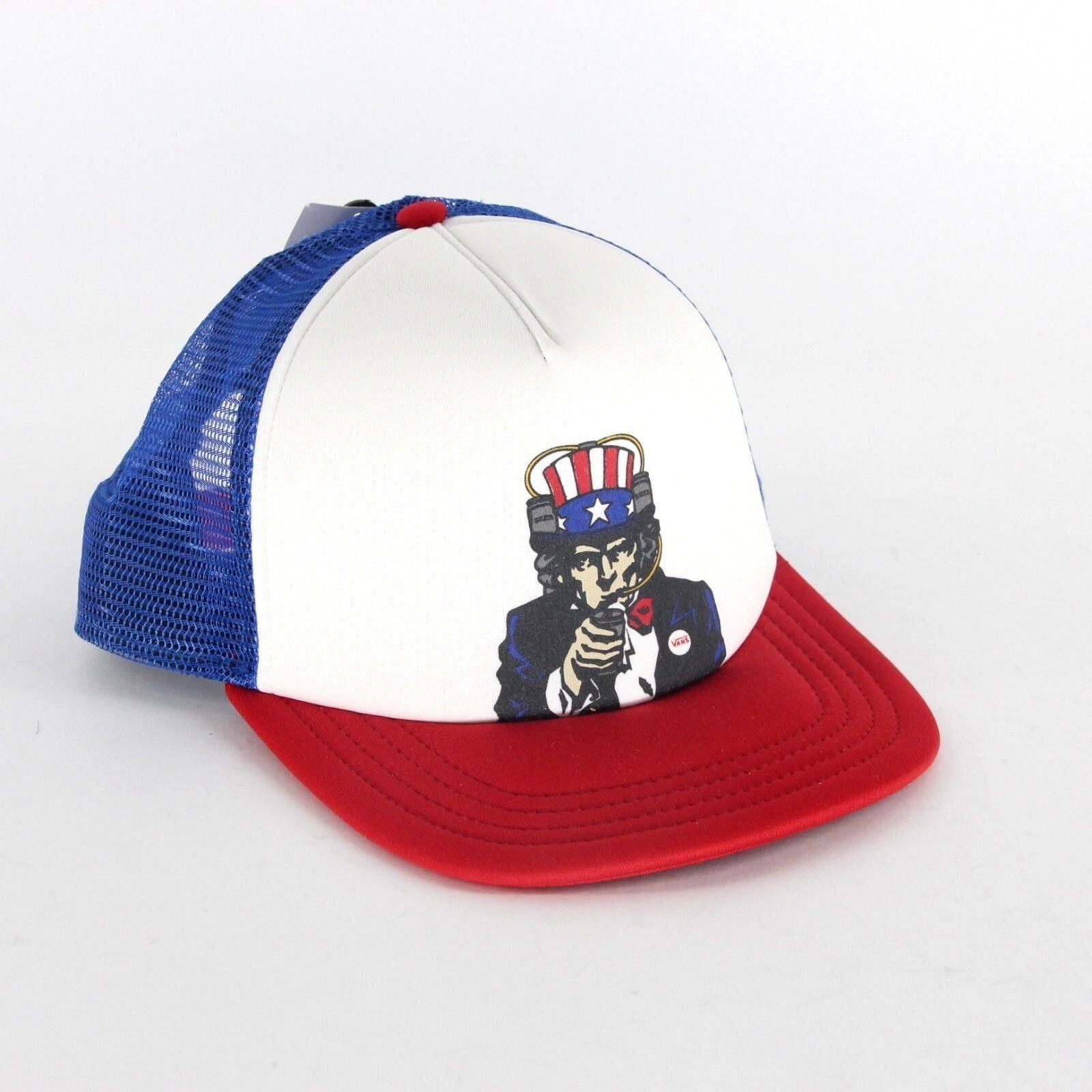 Фургоны со стены мужская кепка-бейсболка для дальнобойщика Дяди Сэма красный белый синий 3390₽