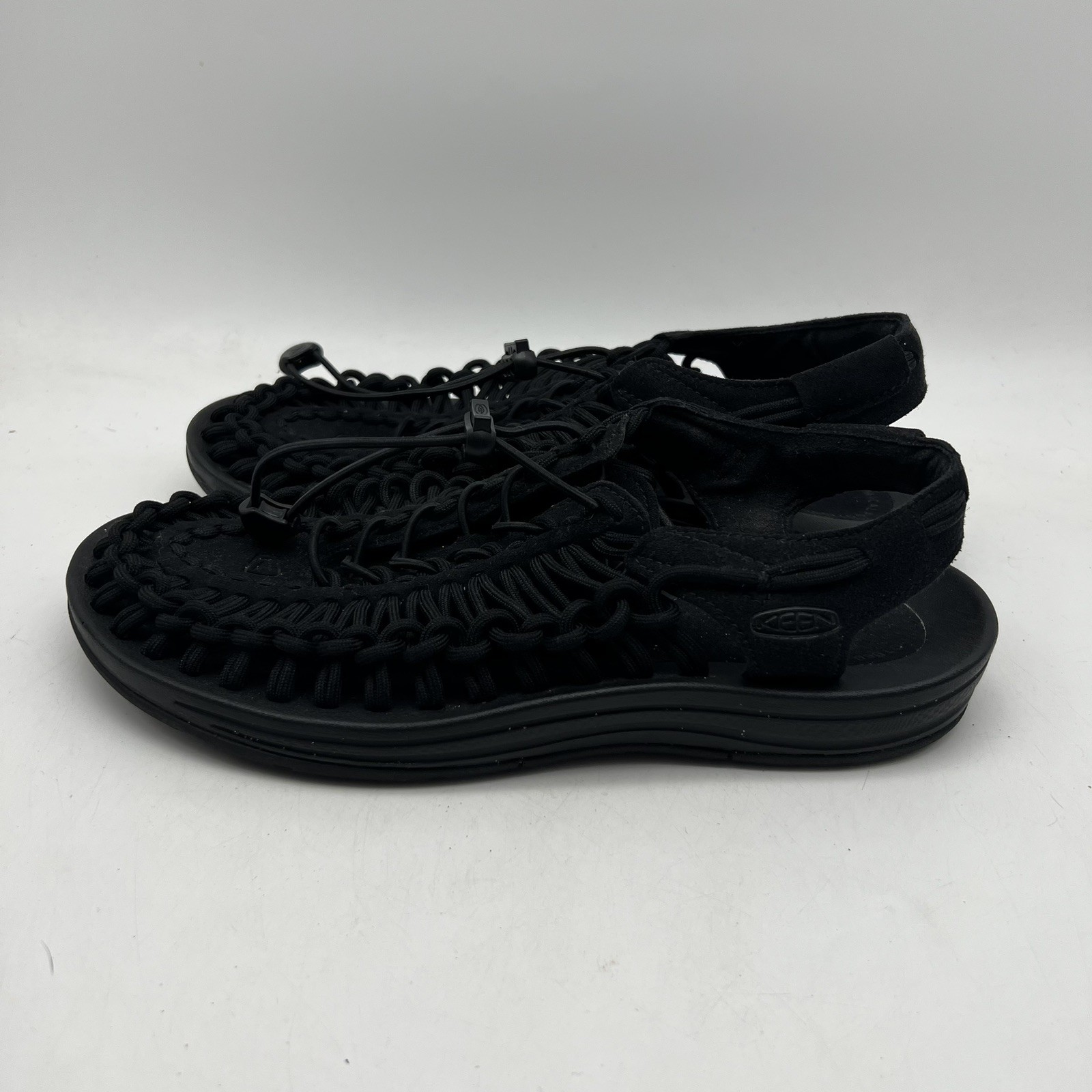 Sandali da trekking Keen donna Uneek tela neri impermeabili 1014099