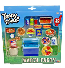 Teeny Tinies Watch Party Mini Food Playset Tailgate Party Dollhouse Miniatures