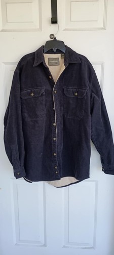 Expedition By Wrangler Corduroy Jacket Fleece Lined Size M