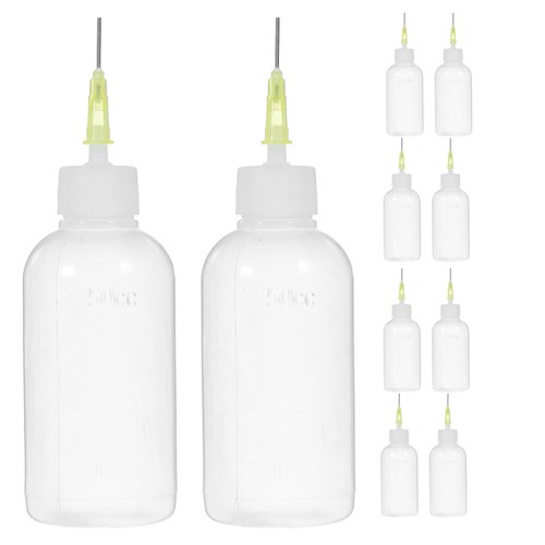 12 Pcs Needle Glue Bottles Glue Applicator Holders Glue Dispensing Bottles 50ml