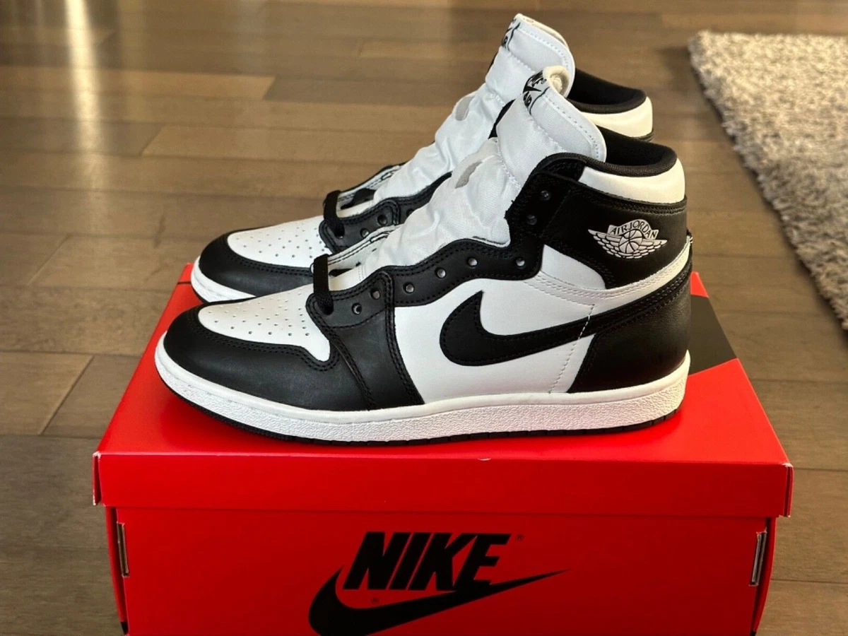 Size 9 - Jordan 1 Retro '85 OG High Black White | eBay