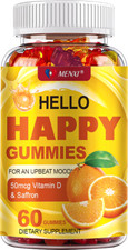 Natural Gummies- Bears, Sleep, Anxiety, Mood, Relaxation, Stress, With Saffron