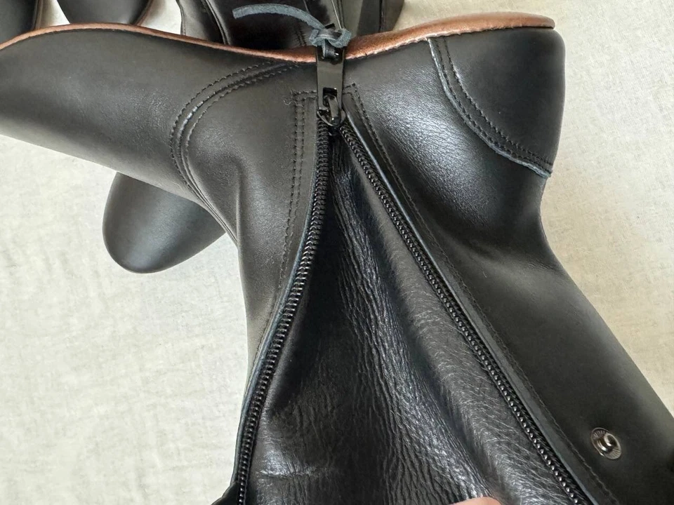 Muslim Leather Ankle Socks, Cow Skin, Sheep Wool ,Handmade, Limited Edition - Image 4 of 4