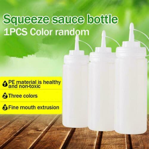 240ml Plastic Sauce Squeeze Bottle Dispenser Pointed Kitchen Gadgets Bottle.. - Picture 2 of 11