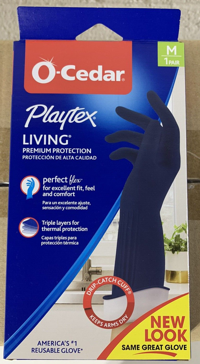 72 Pairs Medium Gloves Playtex O-Cedar Living Cleaning PREMIUM