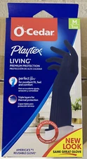 72 Pairs - Medium Gloves Playtex O-Cedar Living Cleaning PREMIUM Rubber Reusable