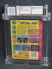Sega Genesis VIRTUAL BART Wata 9.6 A+ NEW Factory Sealed VGA Grail Simpsons Game
