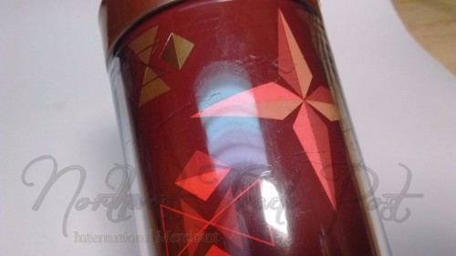 Starbucks Coffee Travel Tumbler Cup 2013 Holiday Xmas Snow Flakes Rose Gold 12oz - Picture 11 of 12