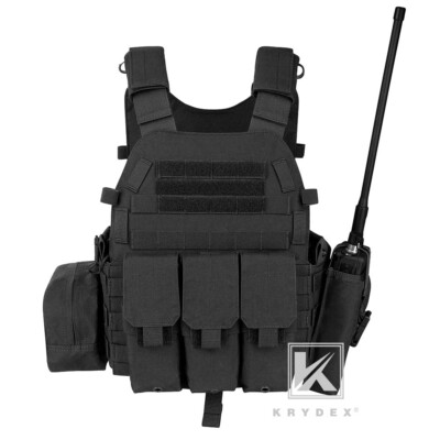 KRYDEX LBT-6094A Plate Carrier Tactical Body Armor Vest with