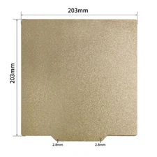 For 3D Printer Hot Bed Parts Double Sided PEI Spring Steel Sheet Magnetic Base