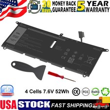 For DELL XPS 13 9370 9380 7390 Inspiron 7390 7391 2-in-1 0H754V DXGH8 Battery