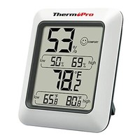 Thermopro TP50 Digitales Thermo-Hygrometer Thermometer Raumklimakontrolle Weiß
