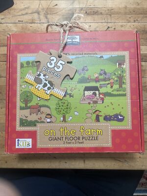 Innovative Kids On The Farm Giant 2 x 3 Floor Puzzle Green Start 35 PCS COMPLETE