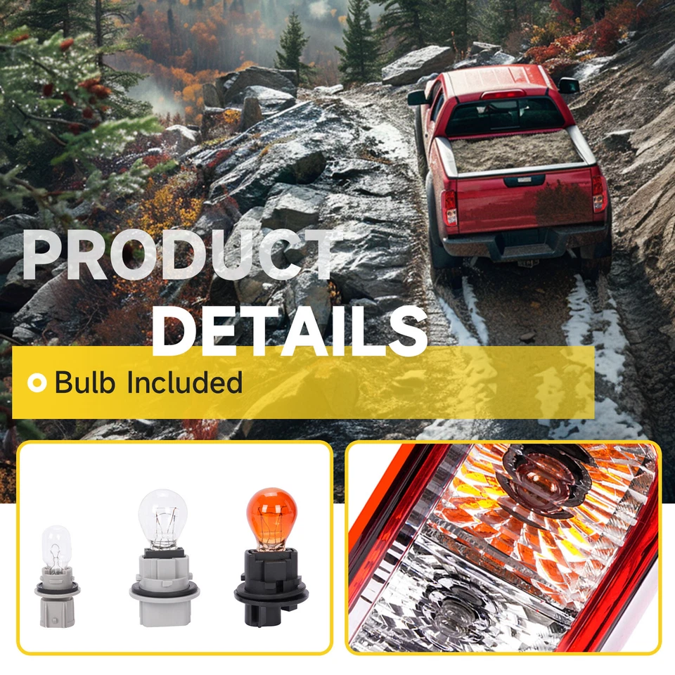 Пара задних фонарей для Nissan Frontier 2005-21 Suzuki Equator 09-12 с лампами - Изображение 3 из 4