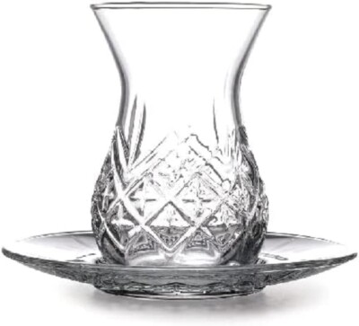 Pasabahçe Timeless 12 Teiliges Teeservice Für 6 Personen,Volumen 132 ML