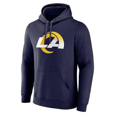 NFL Hoody Los Angeles Rams navy Logo Value Essentials Sweater Kaputzenpullover