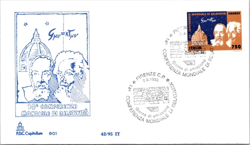 Italy FDC 1995 - World Relativity Conference - Florence - F42266