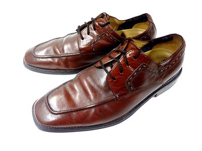 FLORSHEIM IMPERIAL OXFORD 10 D LACE UP DRESS BROWN LEATHER  display picture 1