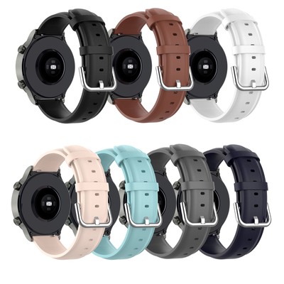 For HUAWEI Watch4 Smart Watch Strap Round-Tail Leather Strap Watch Parts