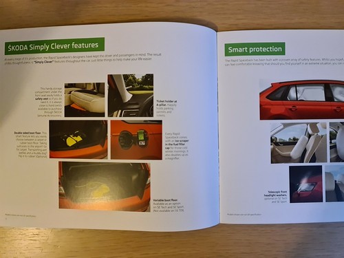 Skoda Rapid Spaceback 31 Page Sales Brochure Jul 16 - Picture 6 of 11