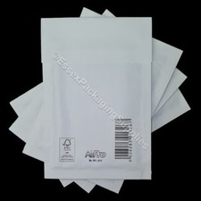 Image of BUBBLE LINED MAILERS WHITE PADDED POLY PAPER ENVELOPES ALL SIZES