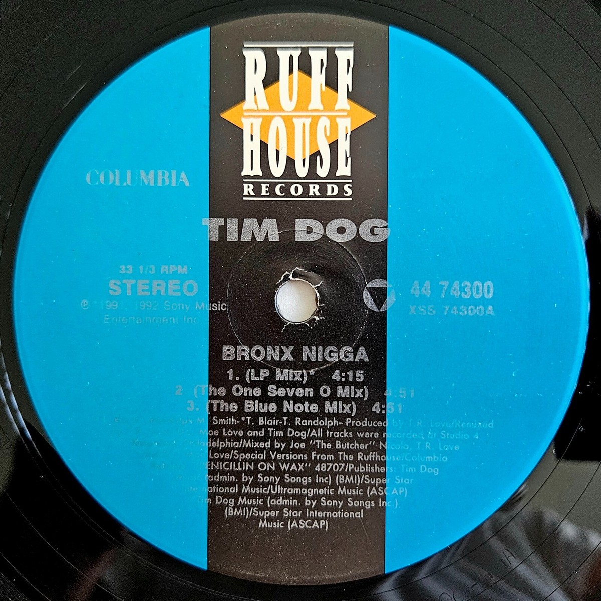 1992 - TIM DOG - BRONX NIGGA - RUFFHOUSE RECORDS ORIGINAL