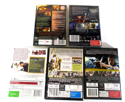 Dwayne The Rock Johnson Movie Bundle 5x DVDs PAL R4 Titles in Description Tested - Picture 8 of 10