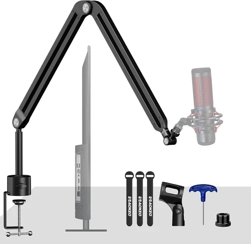 Kompakt Mikrofon Arm | Anpassbarer Halter für Blue Yeti und HyperX QuadCast