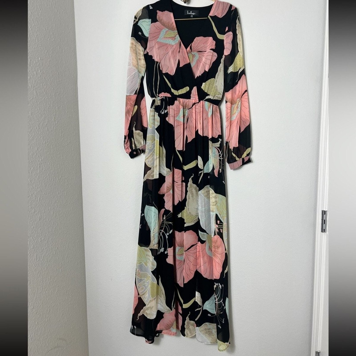 lulus black floral maxi dress Black Floral Embroidered Mermaid Maxi Dress | Womens | XX-Small (Available in XS, S, M, L, XL) | 100% Polyester | Lulus