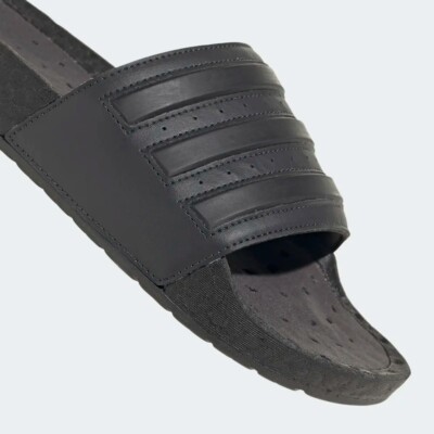 Adidas ADILETTE BOOST Sandalen Sliders Flip Flops schwarz/grau Größe UK 7 - UVP 55 