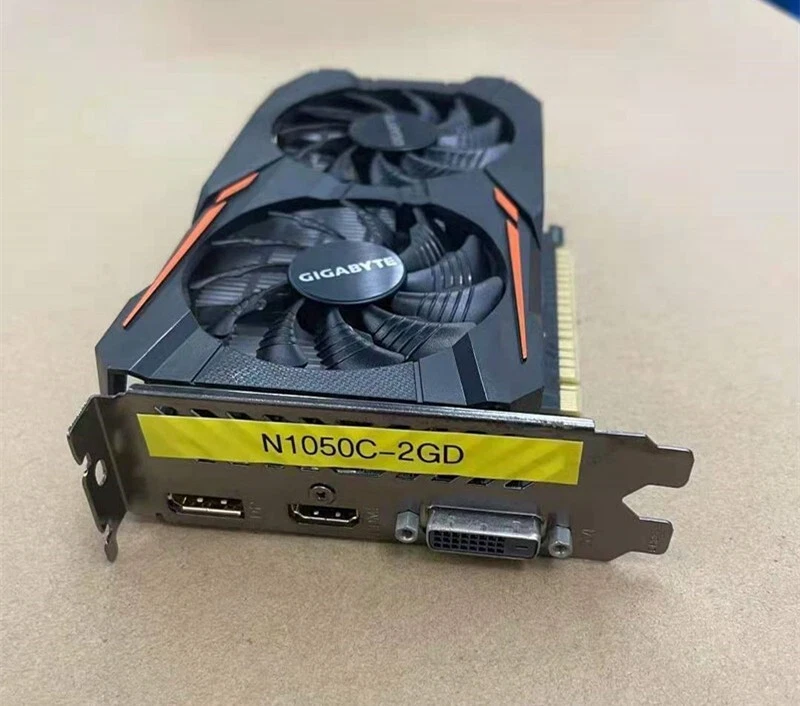 GIGABYTE NVIDIA GeForce GTX1050 2GB GDDR5 Graphics Card Video Card DVI HDMI DP - Image 4 of 4